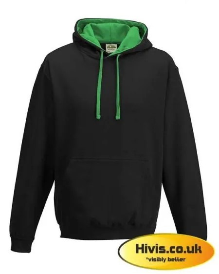 Awdis JH003 Jet Black/ Kelly Green