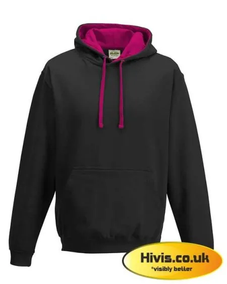 Awdis JH003 Jet Black/Hot Pink