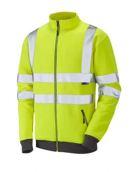 SS03 Leo Track Top Hi Vis Yellow
