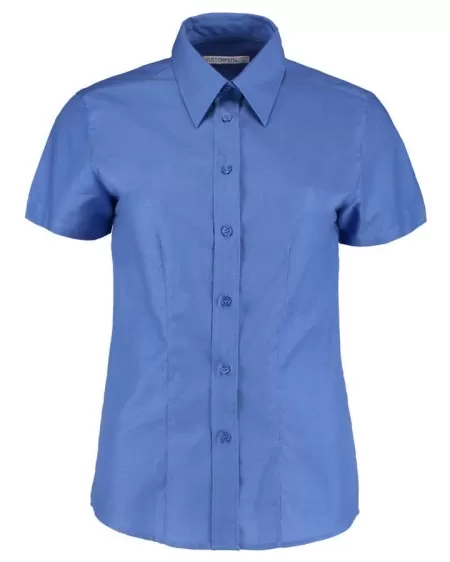 Kustom Kit Workplace Oxford Blouse Short Sleeve KK360
