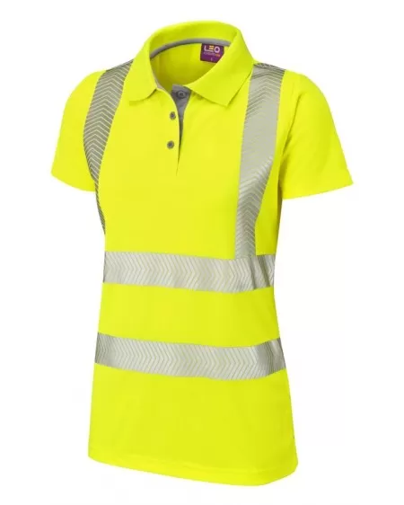 PL03 Yellow Hivis Poloshirt