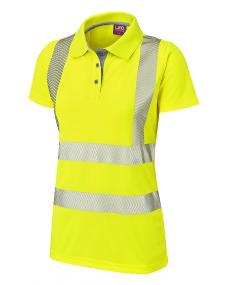 PL03 Yellow Hivis Poloshirt