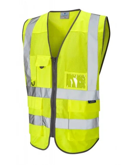 Mesh Hi Vis vest With Pockets Leo W20