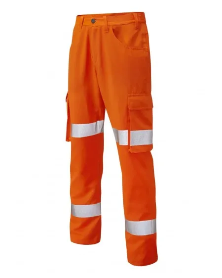 Lightweight Hi Vis Cargo Trouser Class 1 - Leo CT03 Orange