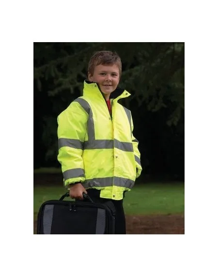 Kids-childrens Hi Vis bomber Jacket