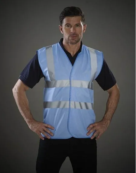 Sky Blue Hi Vis Vest