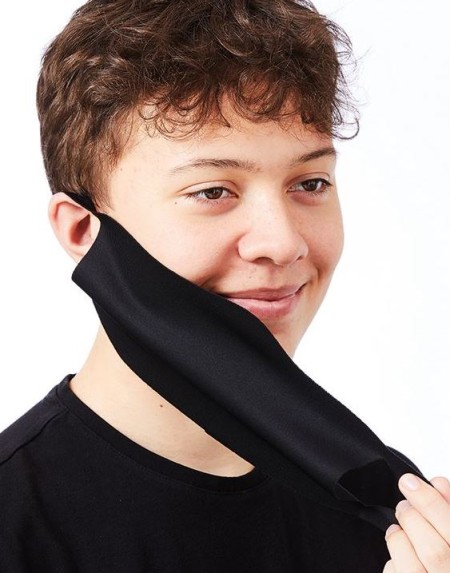 Economy Washable Black Face Covering - Mask Xq001