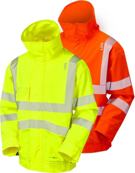 Hi Vis Breathable Bomber Jacket Leo J05 EcoViz