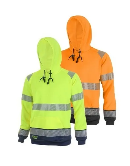 Hi Vis Two Colour  Hoodie HVTT025