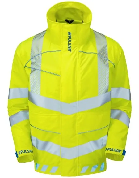 Pulsar P534 Yellow Hi Vis Softshell Jacket