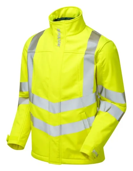 Pulsar P534 Yellow Hi Vis Softshell Jacket