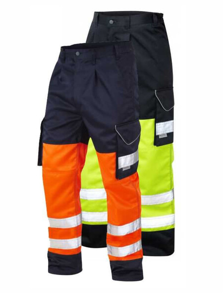 Hi Vis Cargo Trousers Leo Bideford CT01