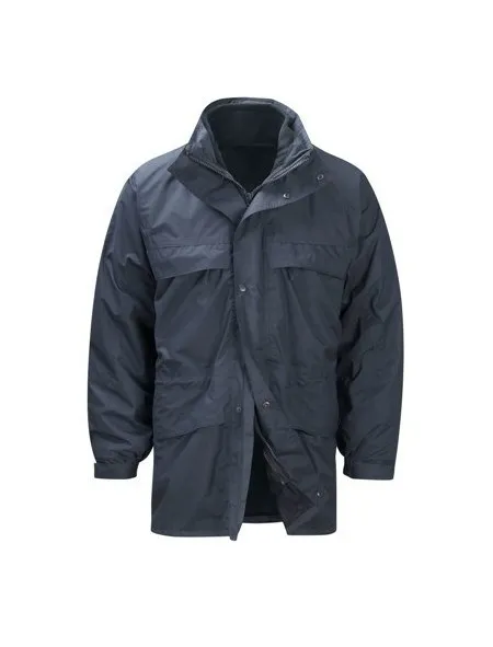 Navy/Navy 3 in 1 Fleece Lined Waterproof Jacket