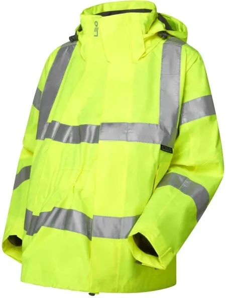 Ladies Maternity Hivis Jacket With Maternity Expander Leo JL04/EX01
