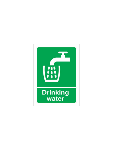 Drinking water sign