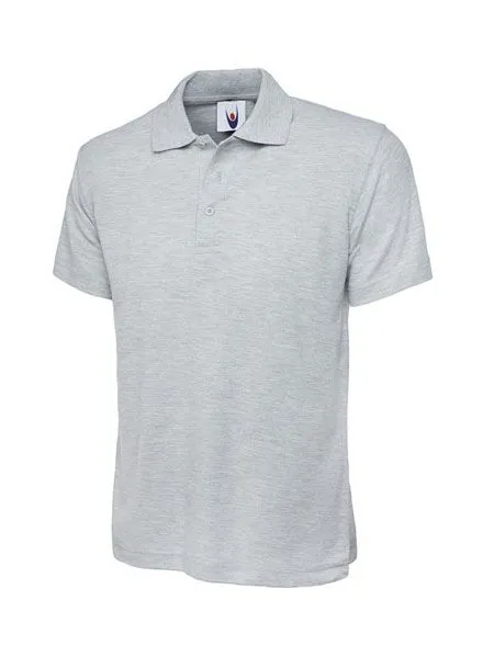 UC103 Heather Grey Polo Shirt