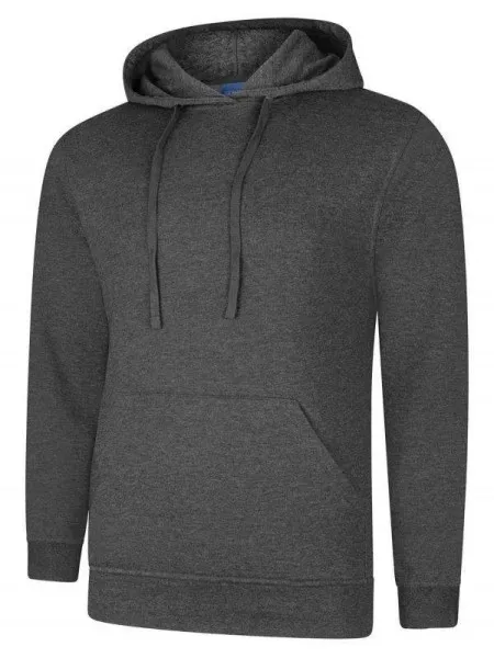Uneek UX4 Hooded Sweatshirt Charcoal