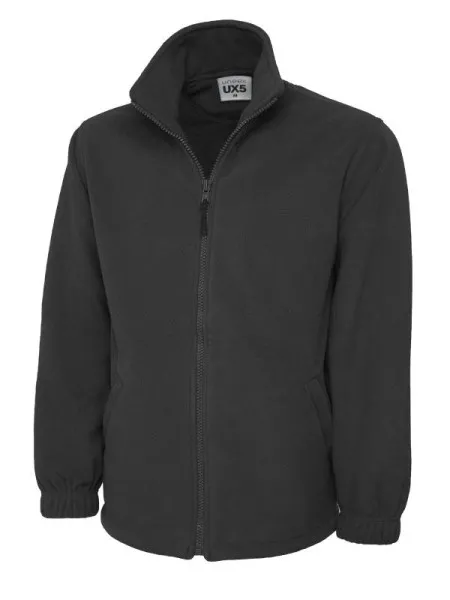 Uneek UX5 Full Zip Fleece Charcoal