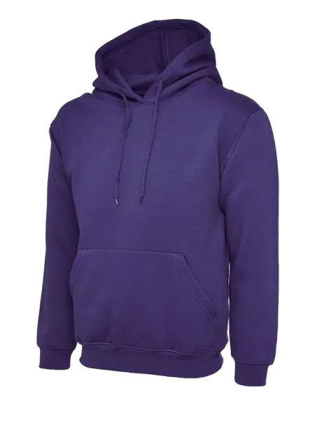 Uneek UC510 Ladies Deluxe Hooded Sweatshirt Purple