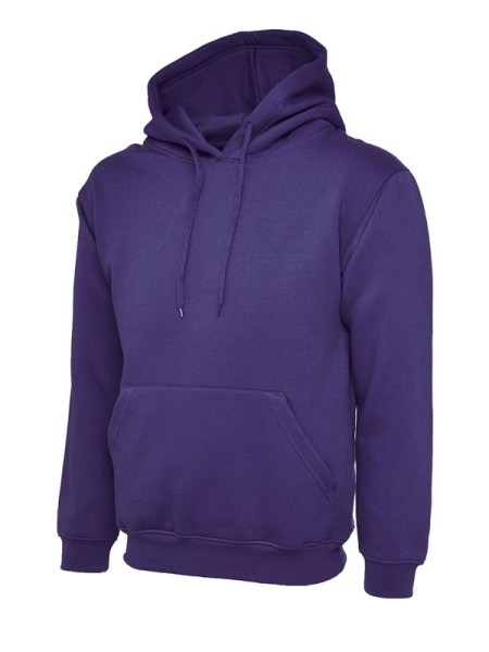 Uneek UC510 Ladies Deluxe Hooded Sweatshirt Purple