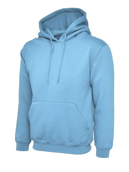 Uneek UC510 Ladies Deluxe Hooded Sweatshirt Sky