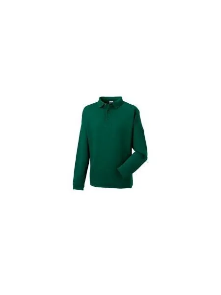 Russell  J012M, collar sweatshirt