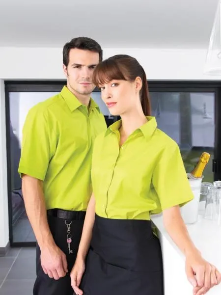 Premier PR302 Short sleeve poplin blouse