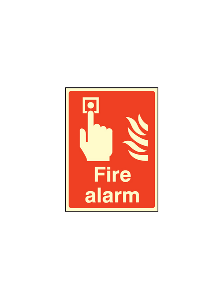 Fire alarm sign