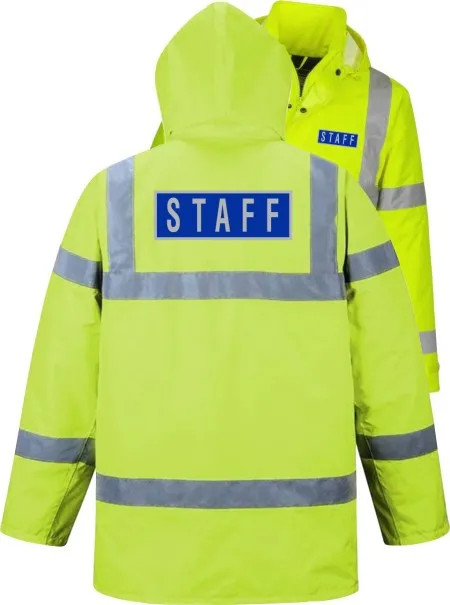 Staff Pre Printed Coat Yellow