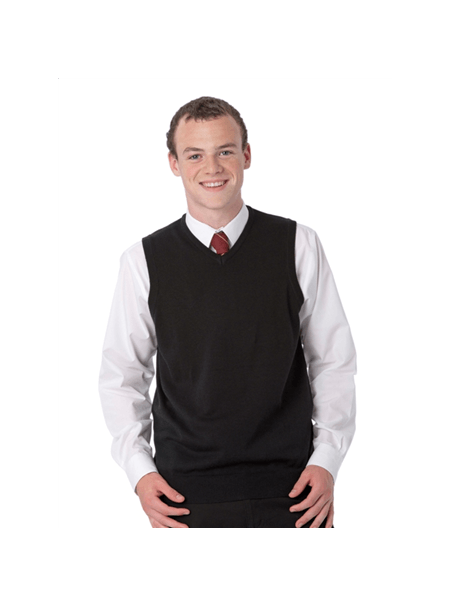 Russell J716m Sleeveless Knitted Sweater