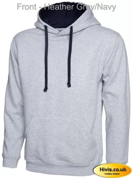 Uneek UC507 Contrast Hooded Sweatshirt Uneek UC507 Contrast Hooded Sweatshirt