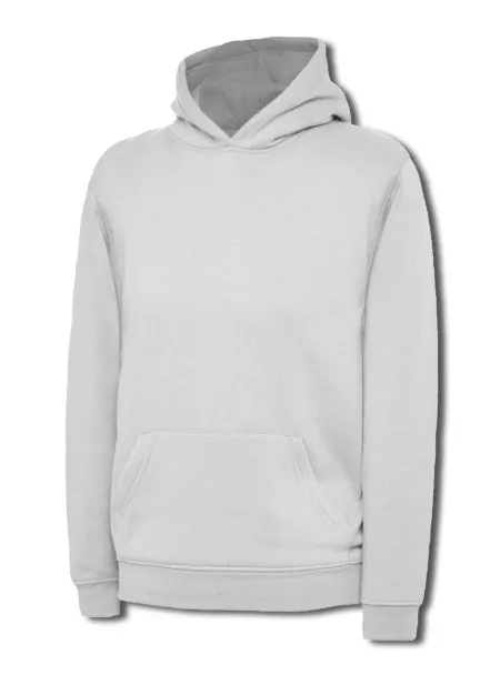 Uneek UX8 Children's Hooded Sweatshirt White