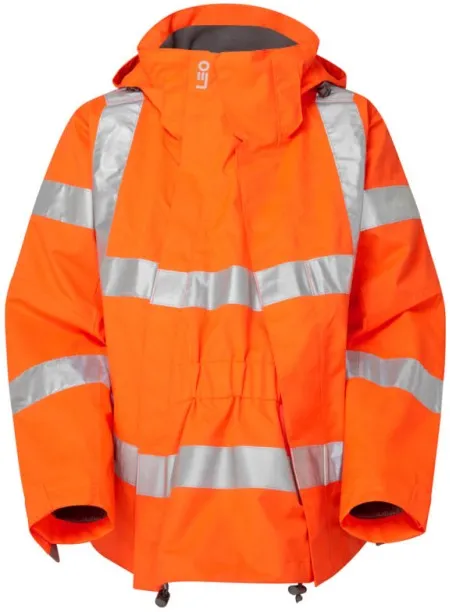 Ladies Maternity Hivis Jacket With Maternity Expander Leo JL04/EX01