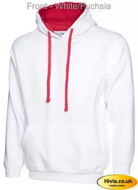 Uneek UC507 Contrast Hooded Sweatshirt Uneek UC507 Contrast Hooded Sweatshirt