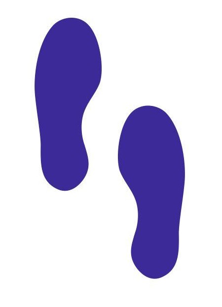 Social Distancing Floor Sticker Graph