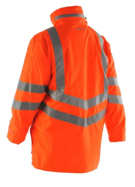 Pulsar 7 in 1 Interactive Orange Hi Vis Coat PR497