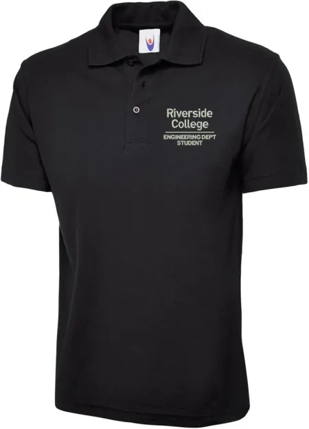Motor Vehicle Student Polo Shirt black