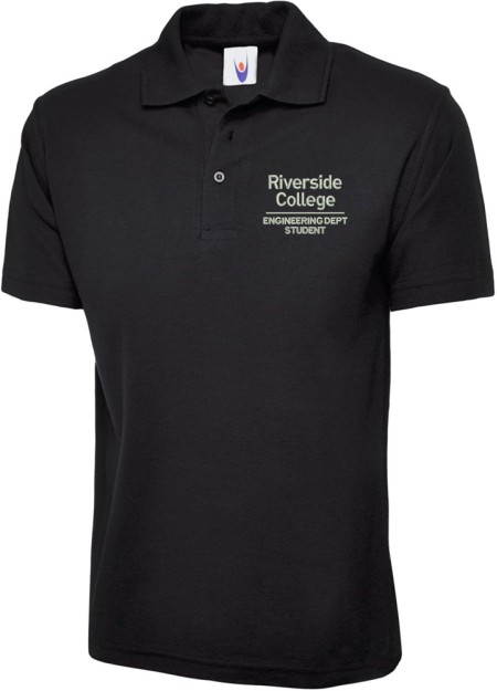 Motor Vehicle Student Polo Shirt black