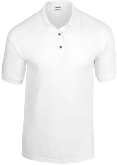 Jersey Knit Poloshirt DryBlend Gildan GD040 White