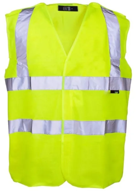 Pull apart yellow hi vis vest