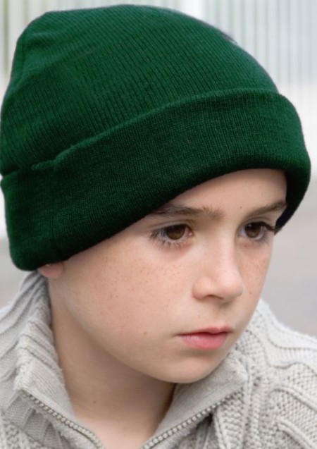 Kids Embroidered Beanie Hat