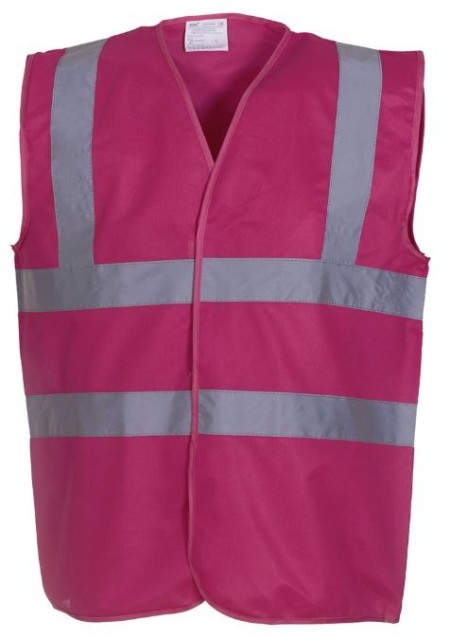 Raspberry Red Hi Vis Vest