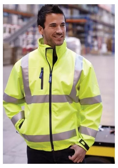 hi vis softshell jacket