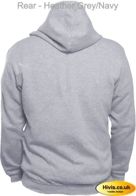 UC507 Heather Grey/Navy Blue