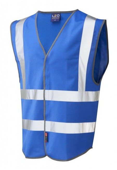 Leo Hi Vis Vest In Royal Blue W05