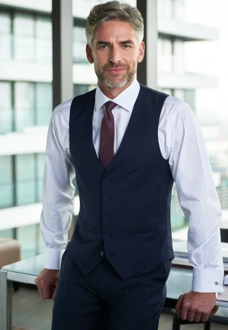 1074 Busso Mens Waistcoat