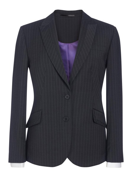 Pinstripe Charcoal