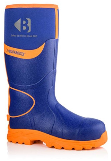 Buckboots BBZ8000 Blue yellow wellington
