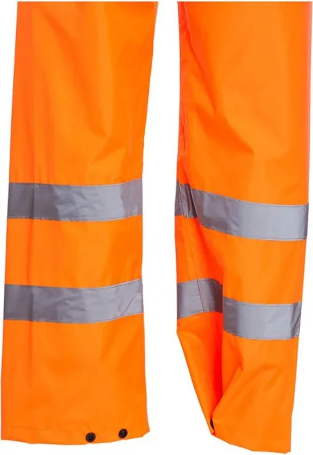 Hi Vis Orange Waterproof Overtrousers
