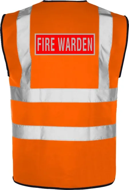 Orange 2 Colour Fire Warden